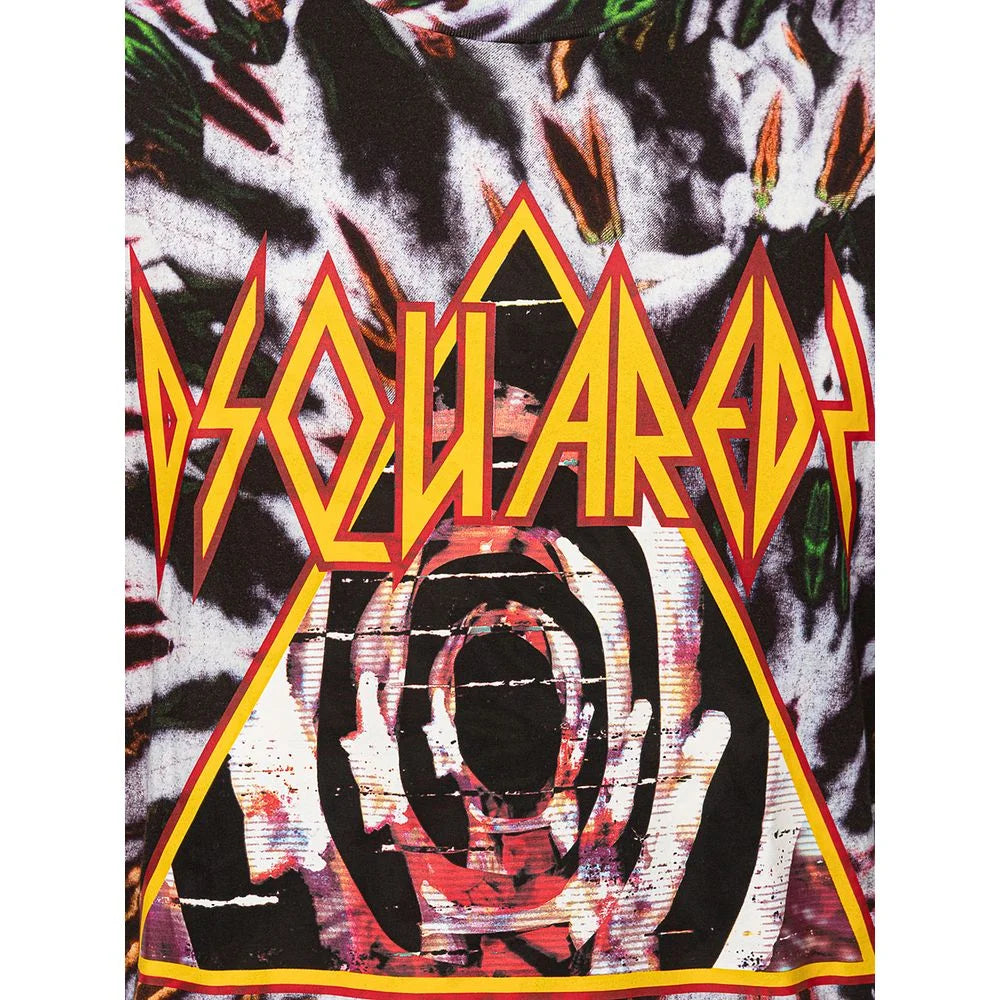 Dsquared² Multicolor Cotton T-Shirt - S - T-Shirts