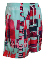 Dsquared² Multicolor Printed Beachwear Shorts Swimwear - IT48 | M - Boardshorts