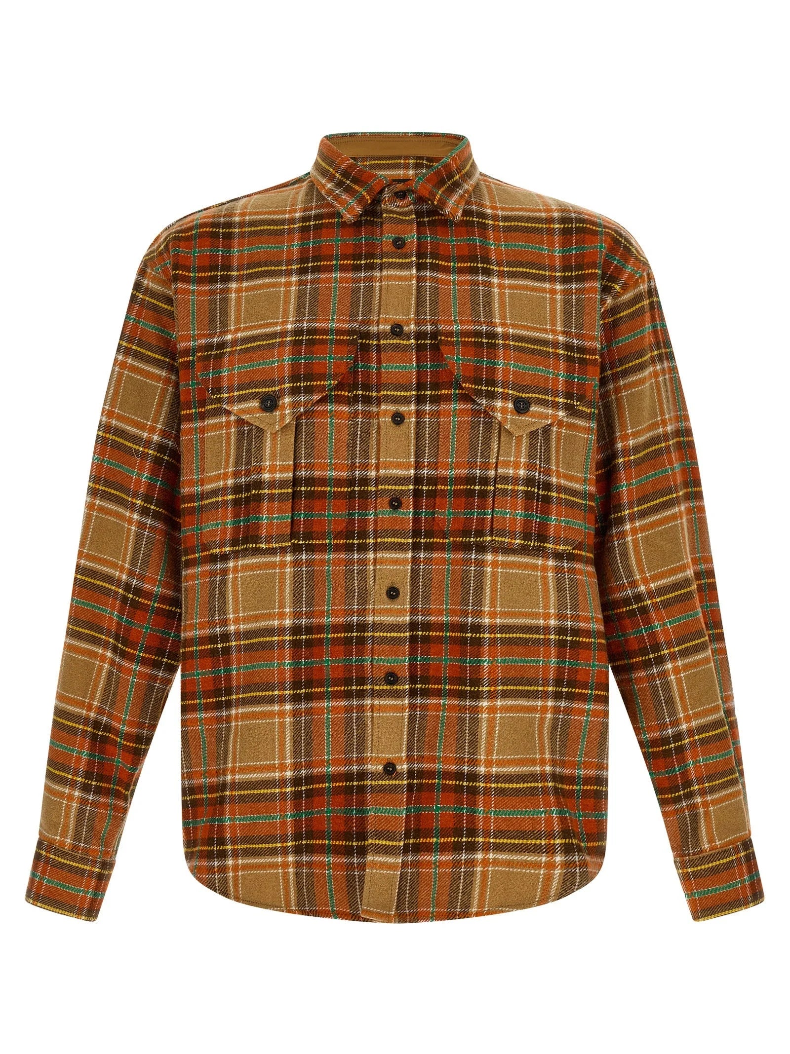 Dsquared² Orange Marabou Blouse