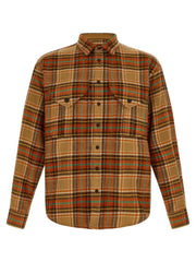 Dsquared² Orange Marabou Blouse