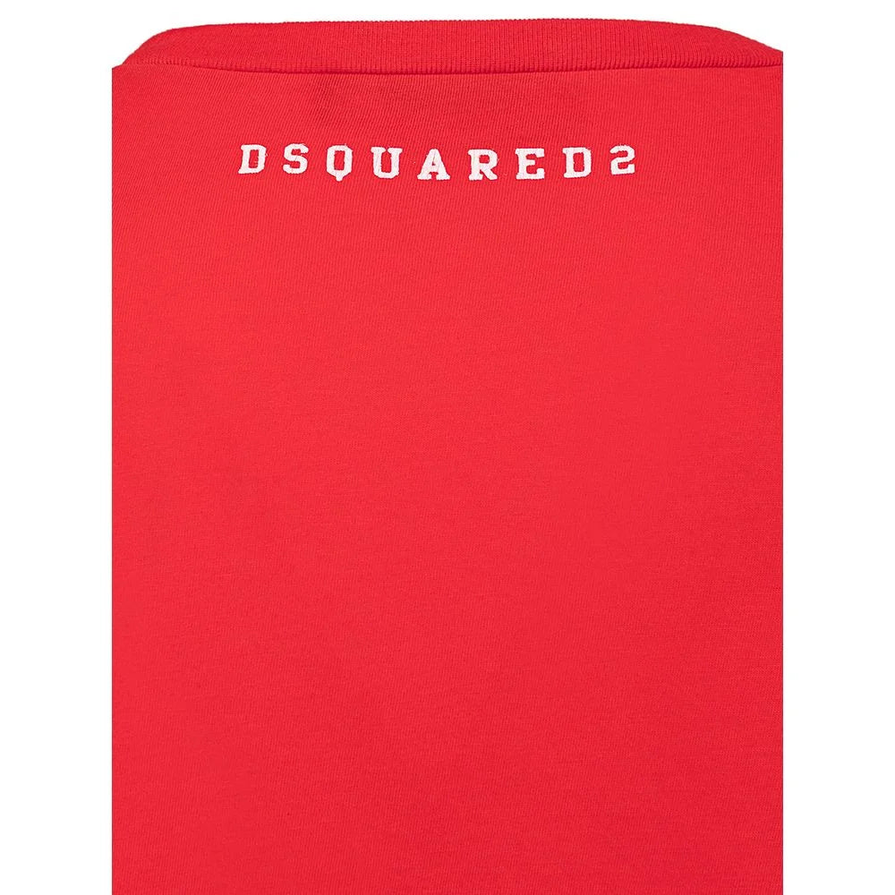 Dsquared² Red Cotton T-Shirt - S - T-Shirts