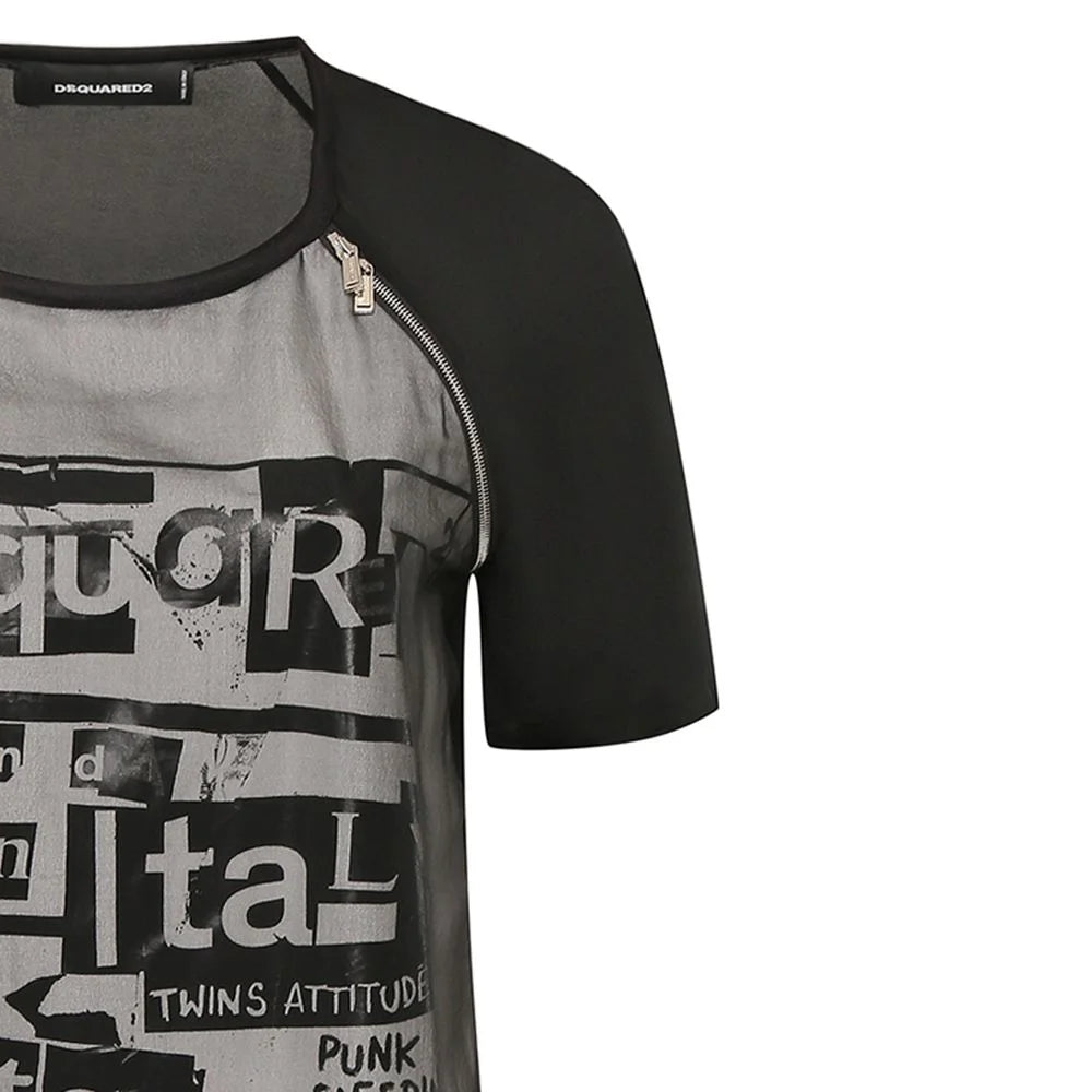 Dsquared² Silk Printed Mini Dress - 40