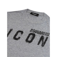 Dsquared² Sleek Gray Cotton Tee for Stylish Men - XS - T-Shirts