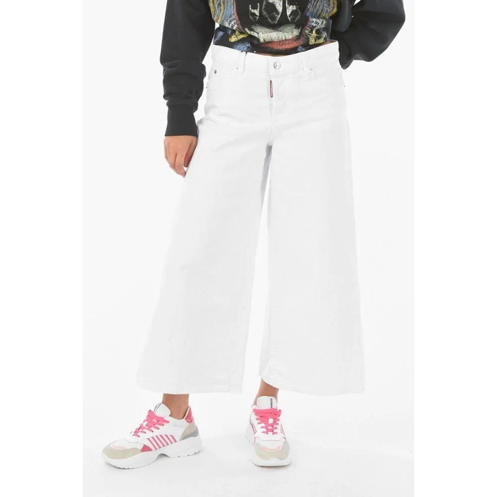 Dsquared² White Cotton Jeans Denim - IT40
