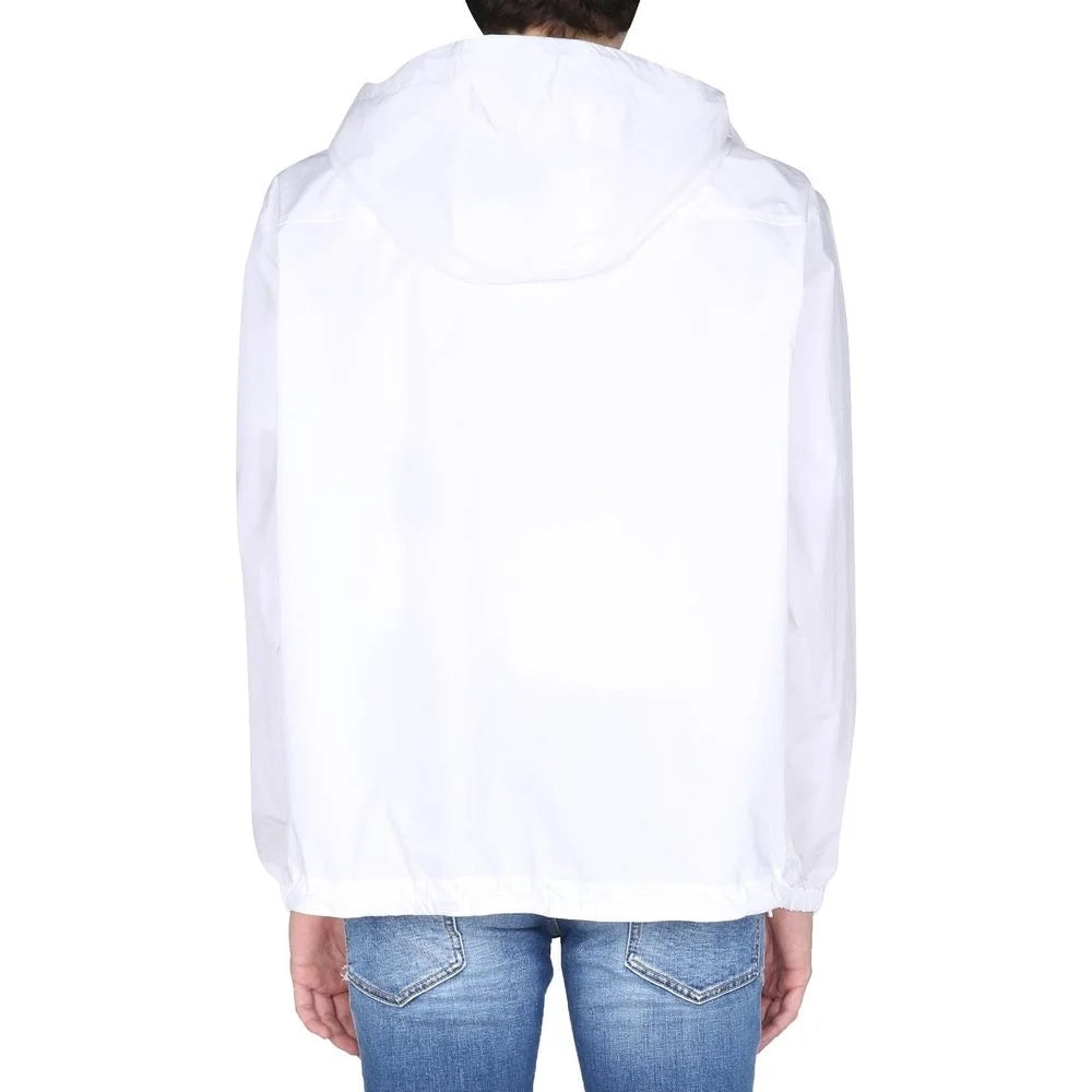 Dsquared² White Cotton Shell Jacket - IT50 | L
