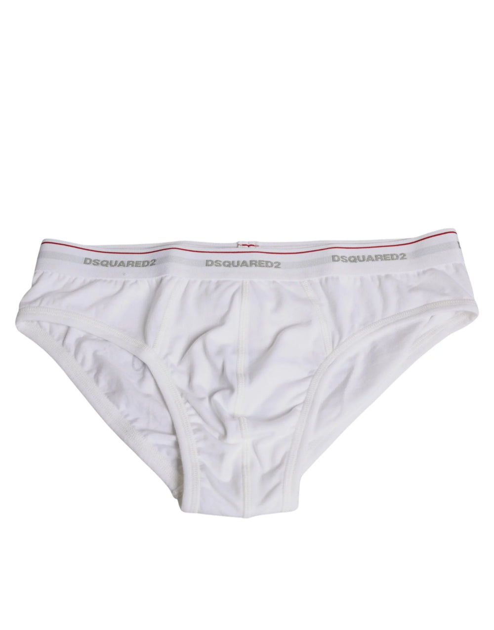 Dsquared² White Cotton Stretch Women Mid Waist Panty Underwear - IT3 | M - Briefs