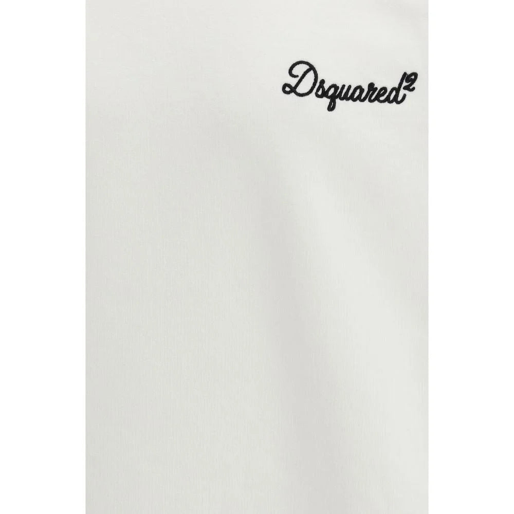 Dsquared² White Cotton Sweatshirt