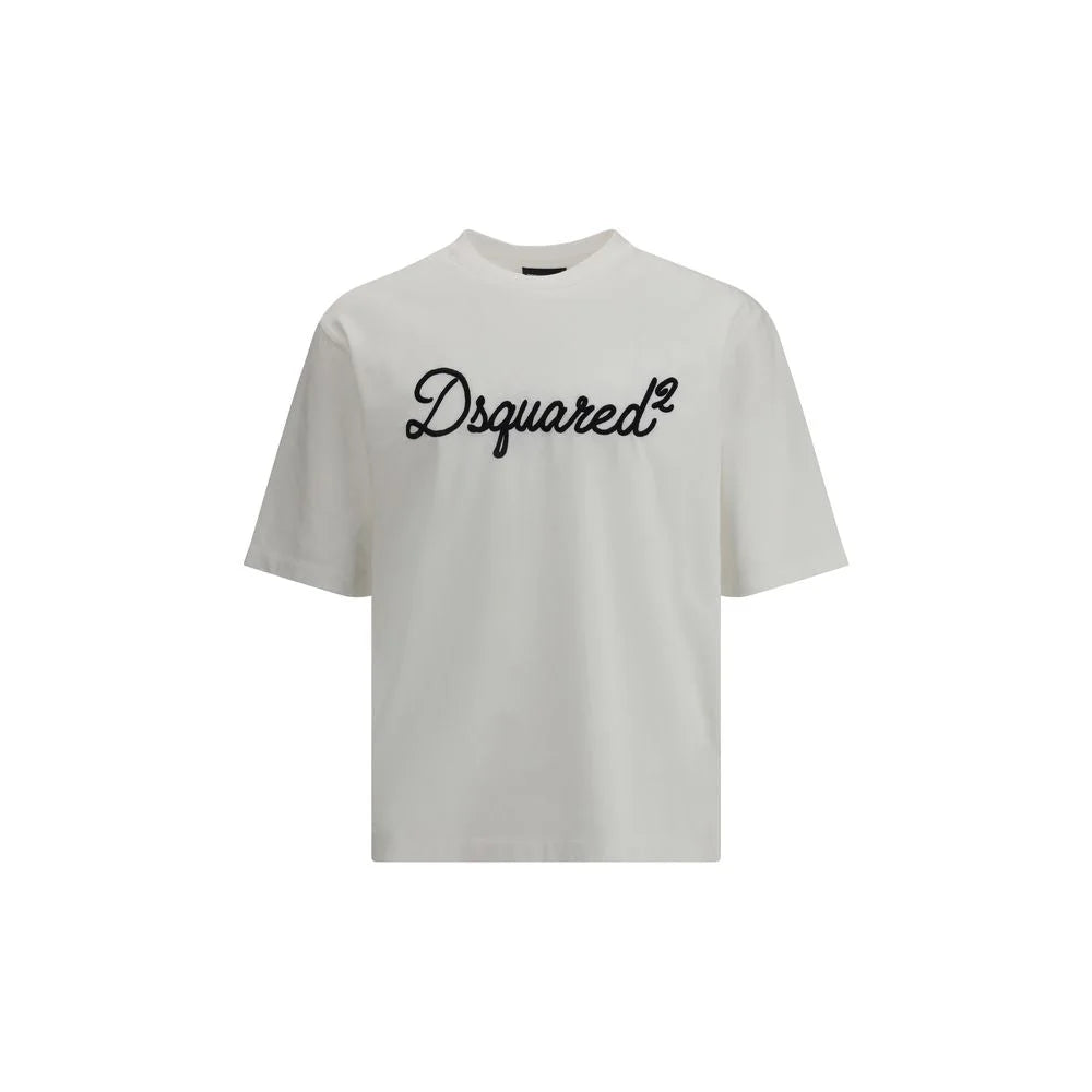 Dsquared² White Cotton T-Shirt