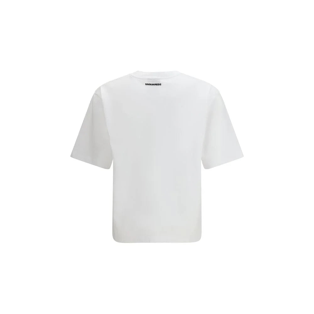 Dsquared² White Cotton T-Shirt