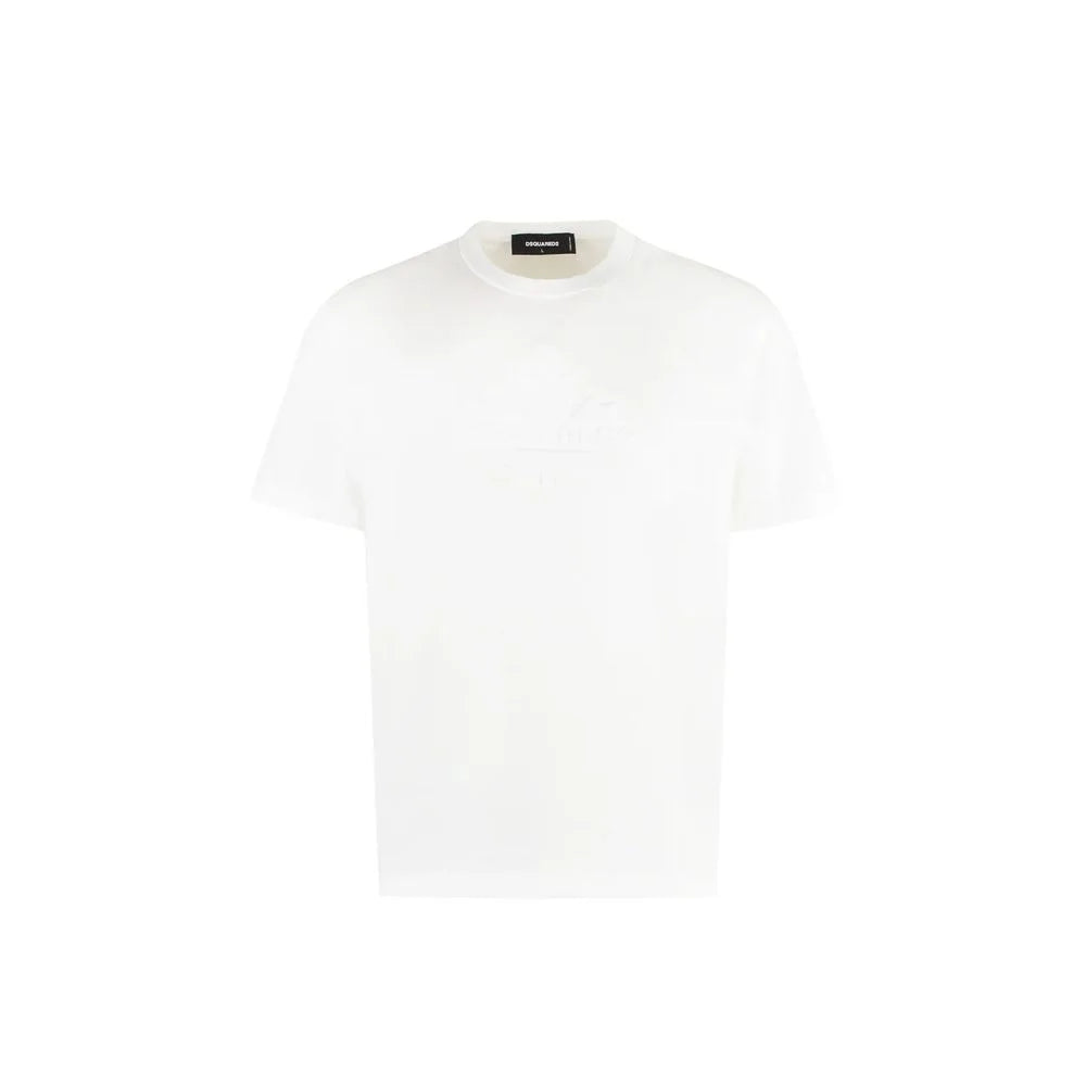 Dsquared² White Cotton T-Shirt - 40