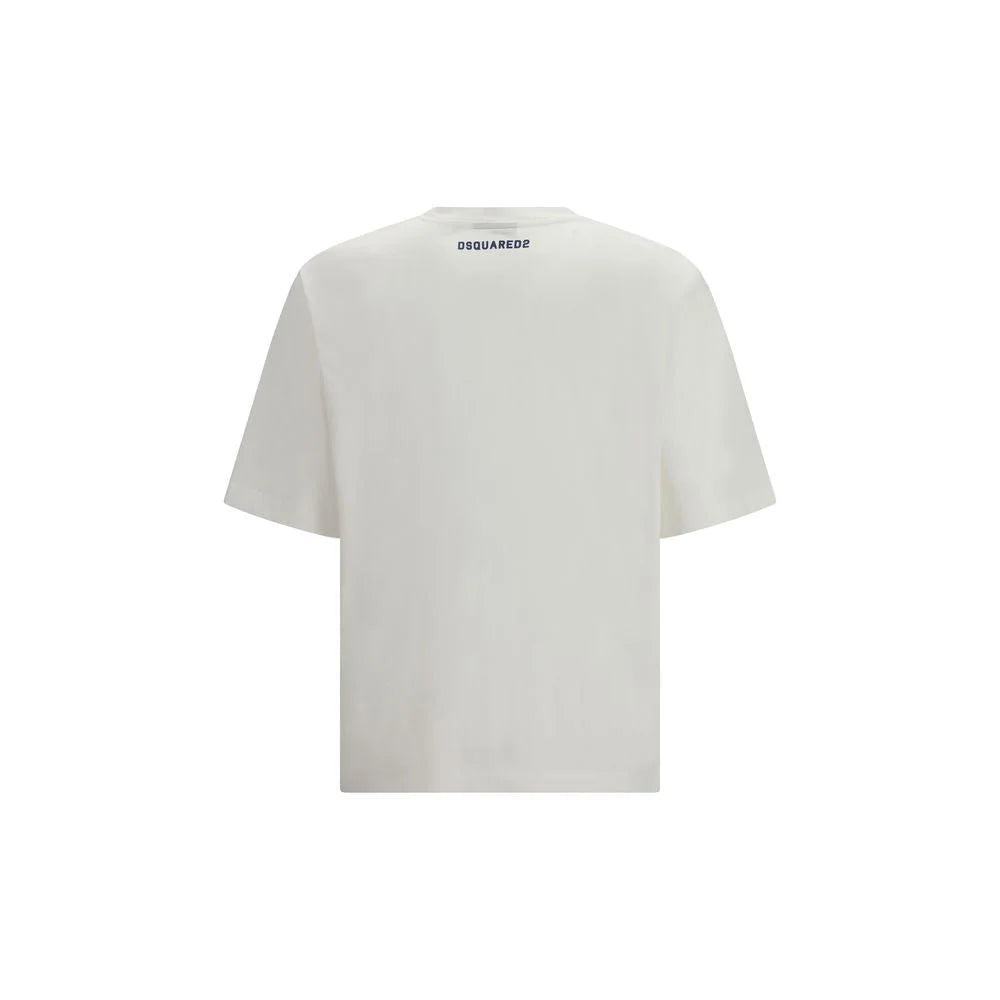Dsquared² White Cotton T-Shirt