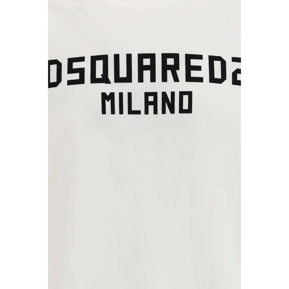 Dsquared² White Cotton T-Shirt