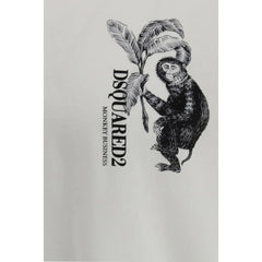 Dsquared² White Cotton T-Shirt