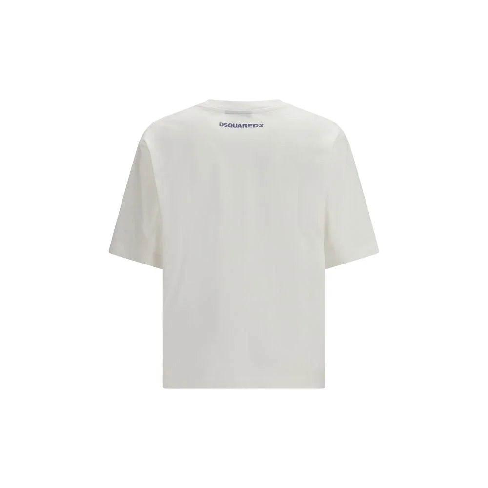 Dsquared² White Cotton T-Shirt - M