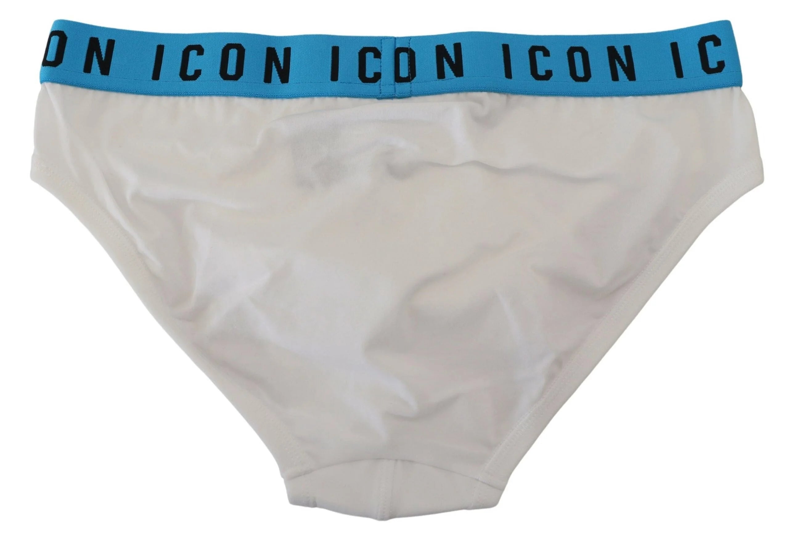 Dsquared² White Icon Logo Cotton Stretch Men Brief Underwear - IT5 | M - Briefs