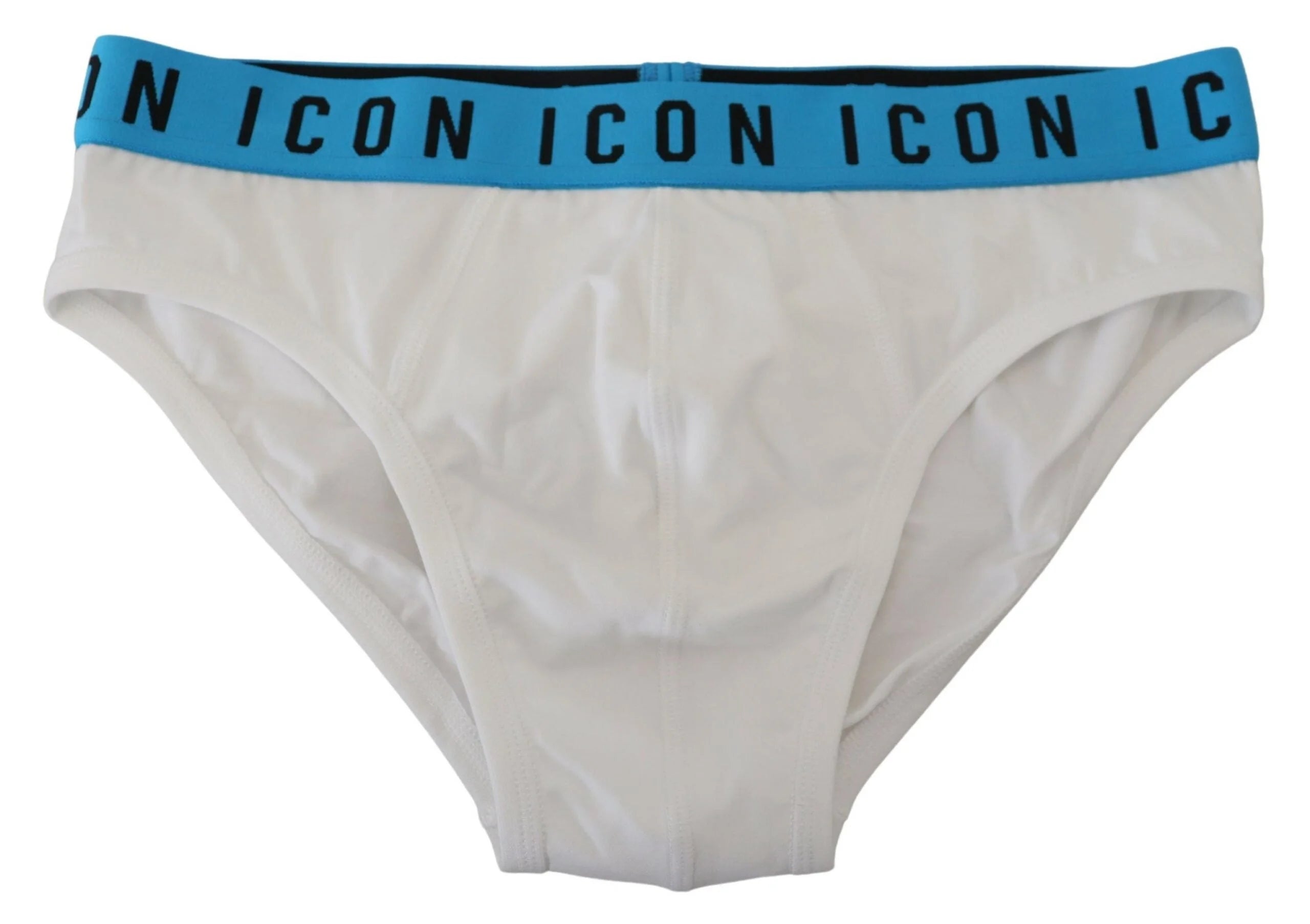 Dsquared² White Icon Logo Cotton Stretch Men Brief Underwear - IT5 | M - Briefs