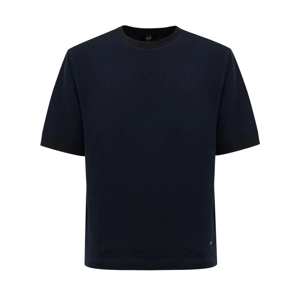 Dunhill Blue Cotton T-Shirt - M - T-Shirts