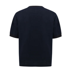 Dunhill Blue Cotton T-Shirt - M - T-Shirts