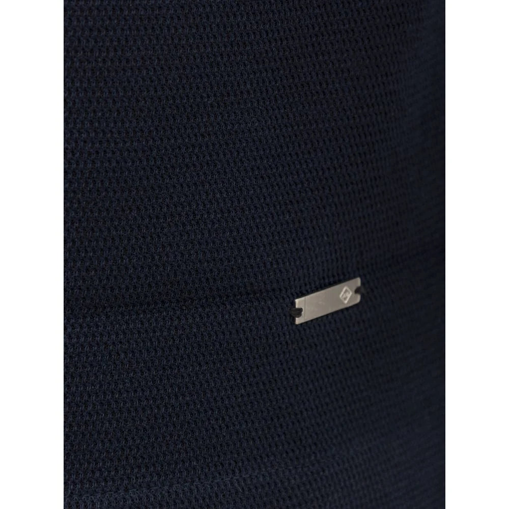Dunhill Blue Cotton T-Shirt - M - T-Shirts