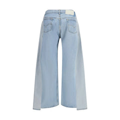 E.L.V. DENIM Blue Cotton Jeans Denim