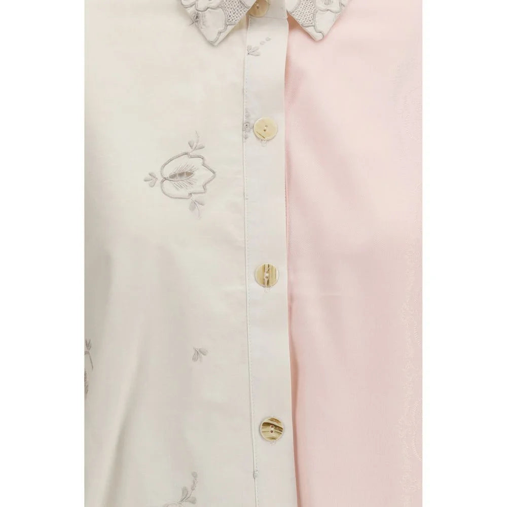 E.L.V. DENIM Multicolor Cotton Pattern Shirt