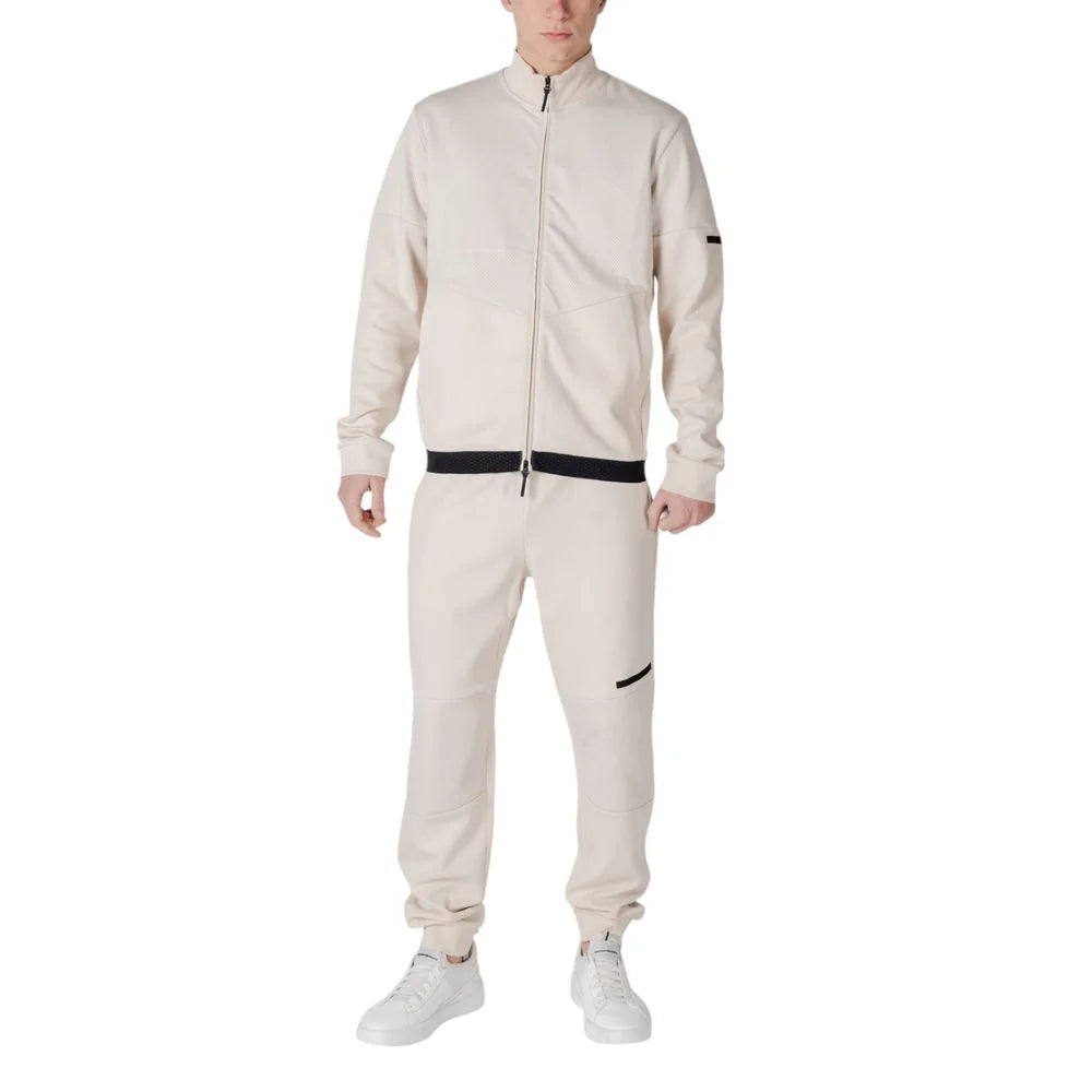 EA7 Emporio Armani Beige Cotton Sweatsuit - IT44 | S
