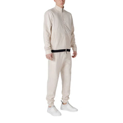 EA7 Emporio Armani Beige Cotton Sweatsuit - IT44 | S