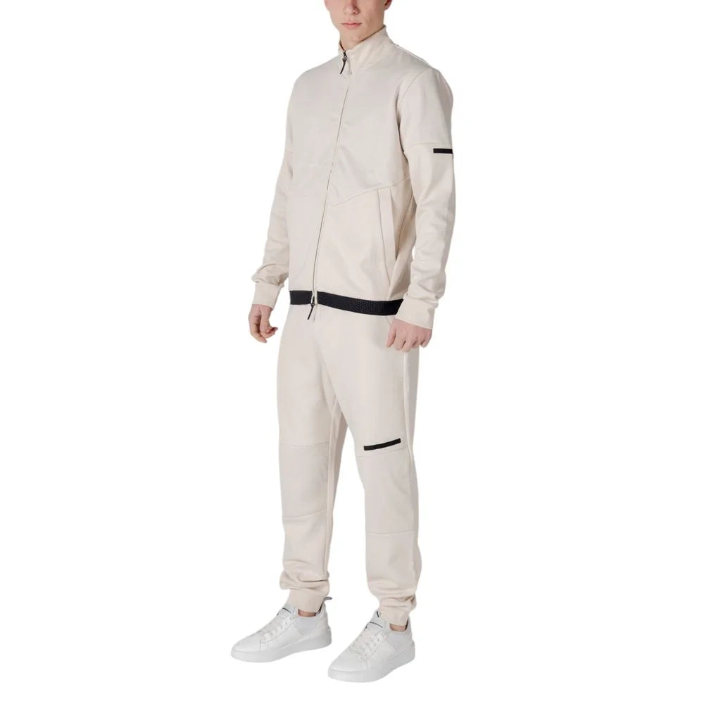 EA7 Emporio Armani Beige Cotton Sweatsuit - IT44 | S