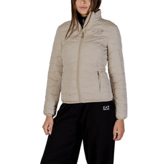EA7 Emporio Armani Beige Polyester Bomber - Bomber Jackets