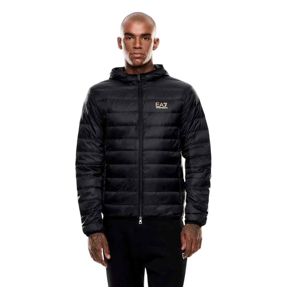 EA7 Emporio Armani Bicolor Polyamide Full-Length Jacket - Puffer Jackets