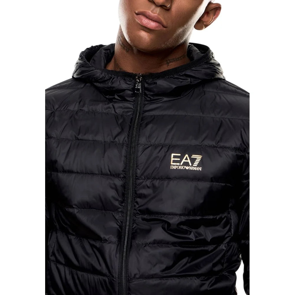 EA7 Emporio Armani Bicolor Polyamide Full-Length Jacket - Puffer Jackets