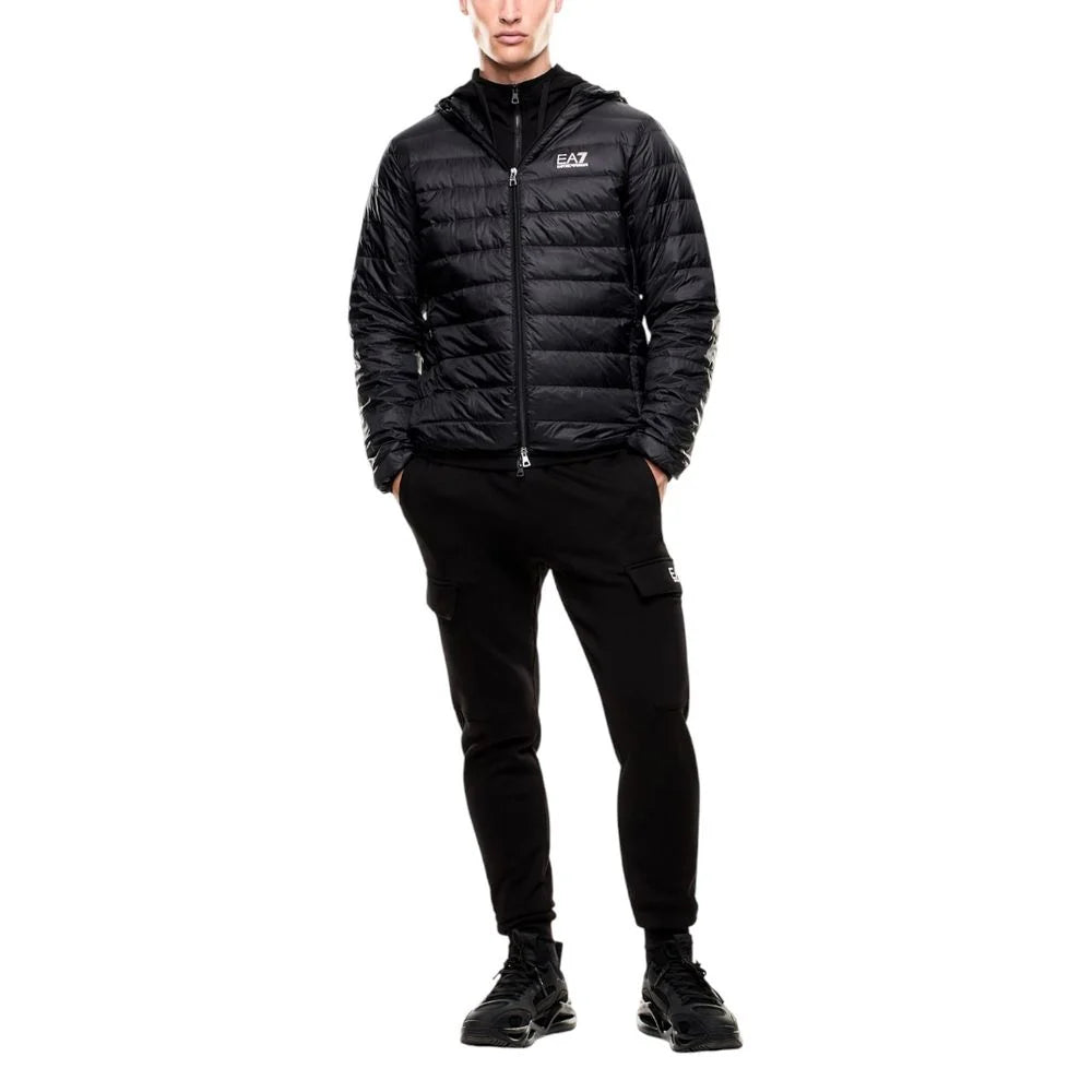 EA7 Emporio Armani Bicolor Polyamide Full-Length Jacket - Puffer Jackets