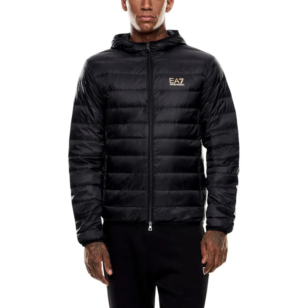 EA7 Emporio Armani Bicolor Polyamide Full-Length Jacket - Puffer Jackets