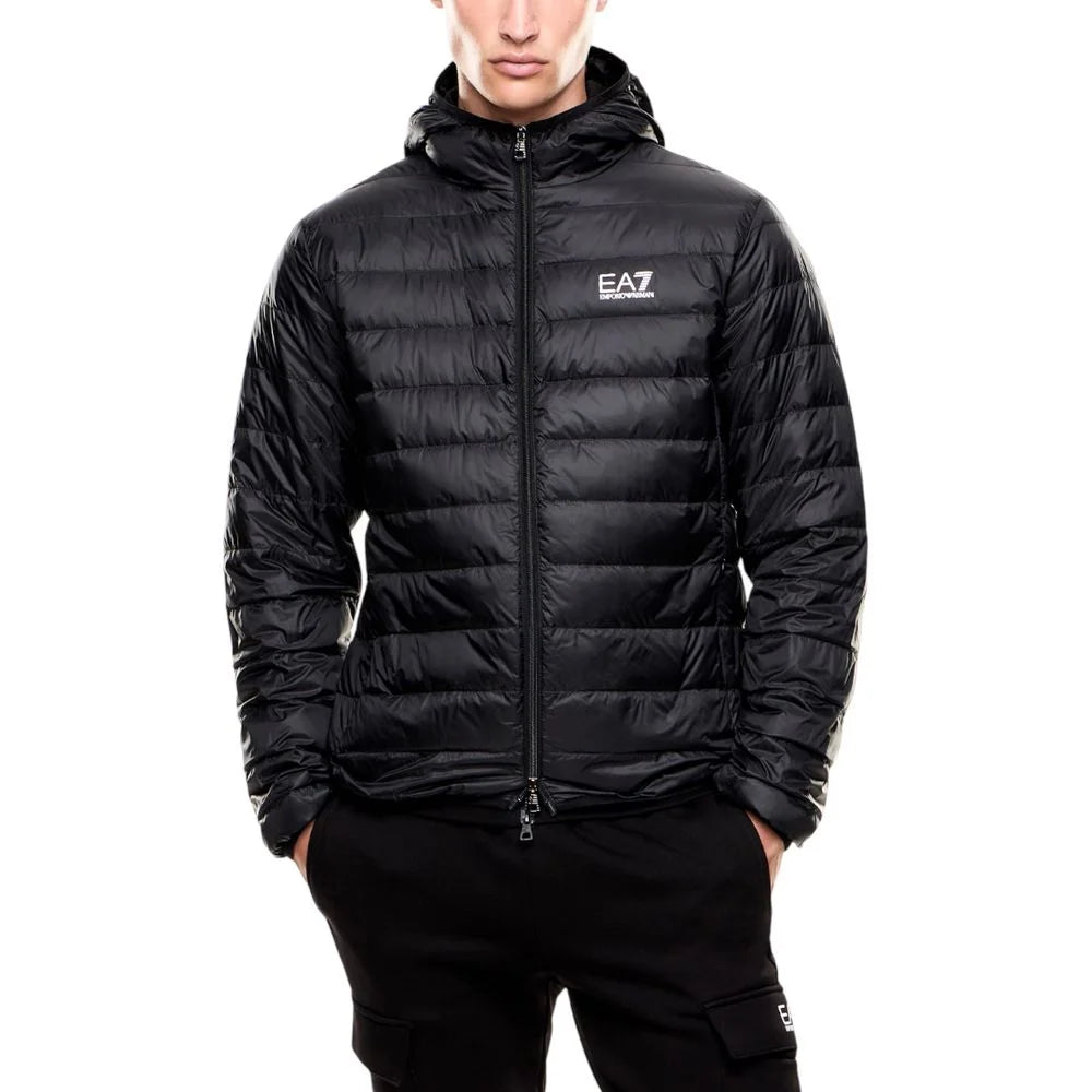 EA7 Emporio Armani Bicolor Polyamide Full-Length Jacket - Puffer Jackets