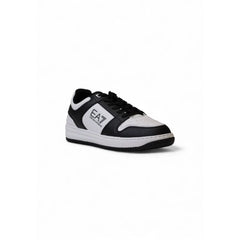 EA7 Emporio Armani Black And White Polyester Sneaker - EU 42 | US 9