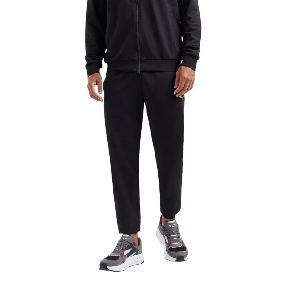 EA7 Emporio Armani Black Cotton Sweatsuit - IT48 | L