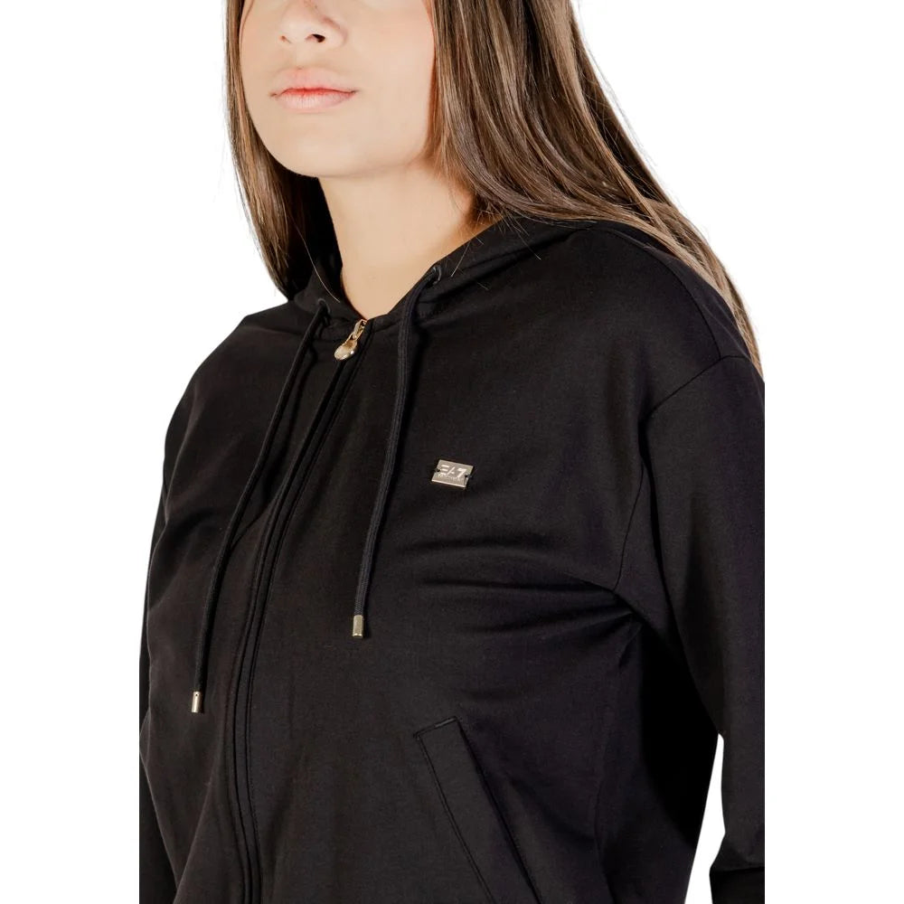 EA7 Emporio Armani Black Cotton Tracksuit - XL