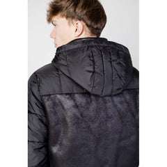 EA7 Emporio Armani Black Polyester Jackets & Coat - IT44 | S