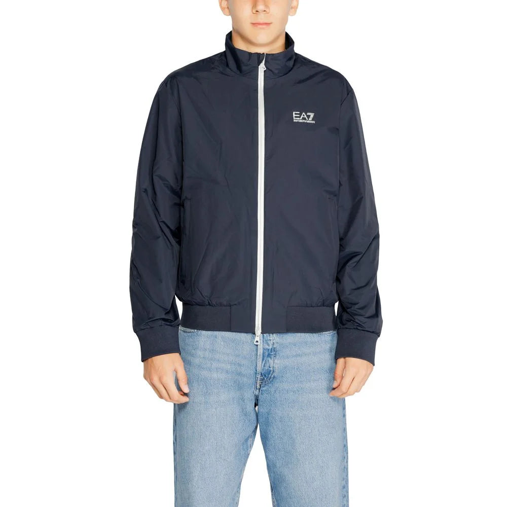 EA7 Emporio Armani Blue Polyamide Jackets & Coat - IT46 | M