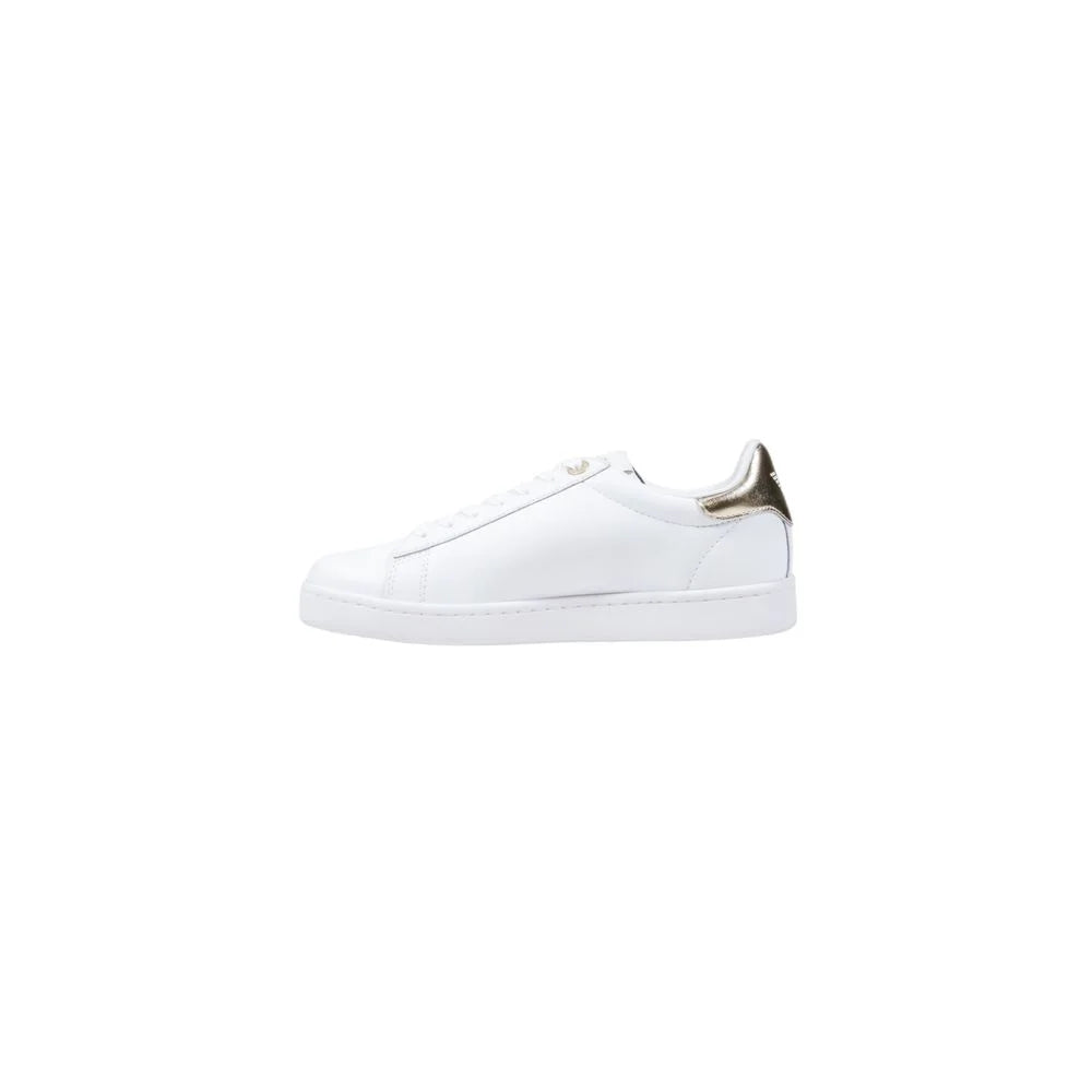 EA7 Emporio Armani White Leather Low Top Sneakers - Sneakers