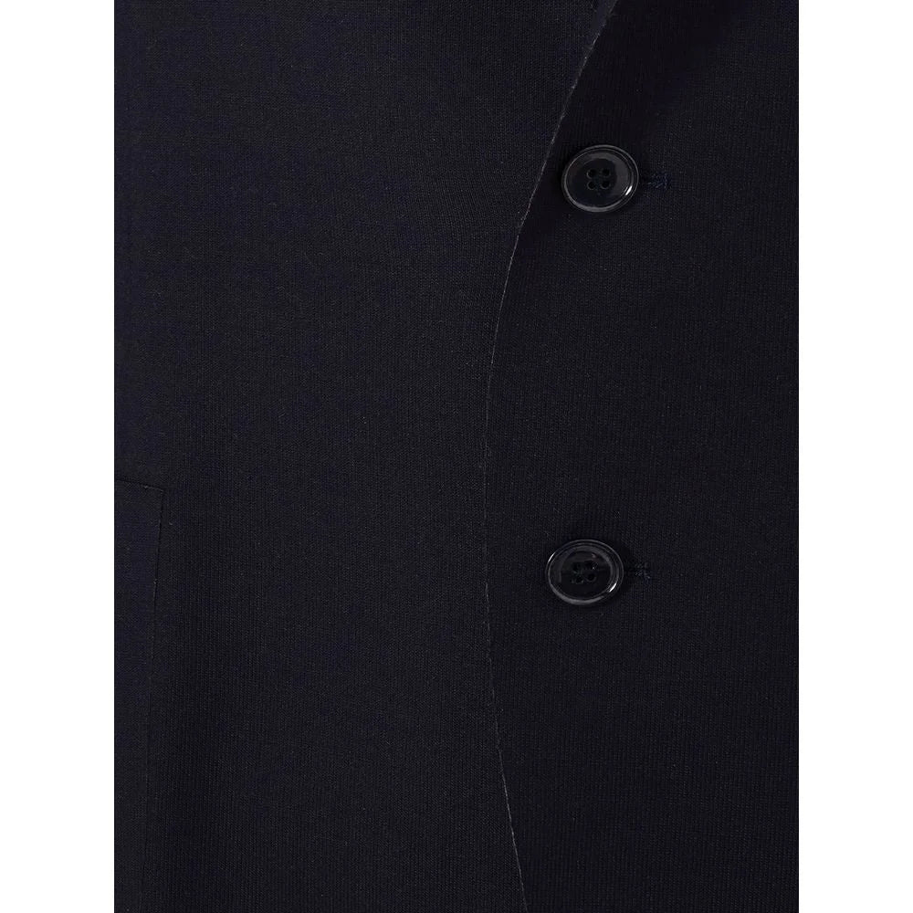 Elegant Blue Cotton Lardini Jacket - IT52 | XL - Sport Jackets