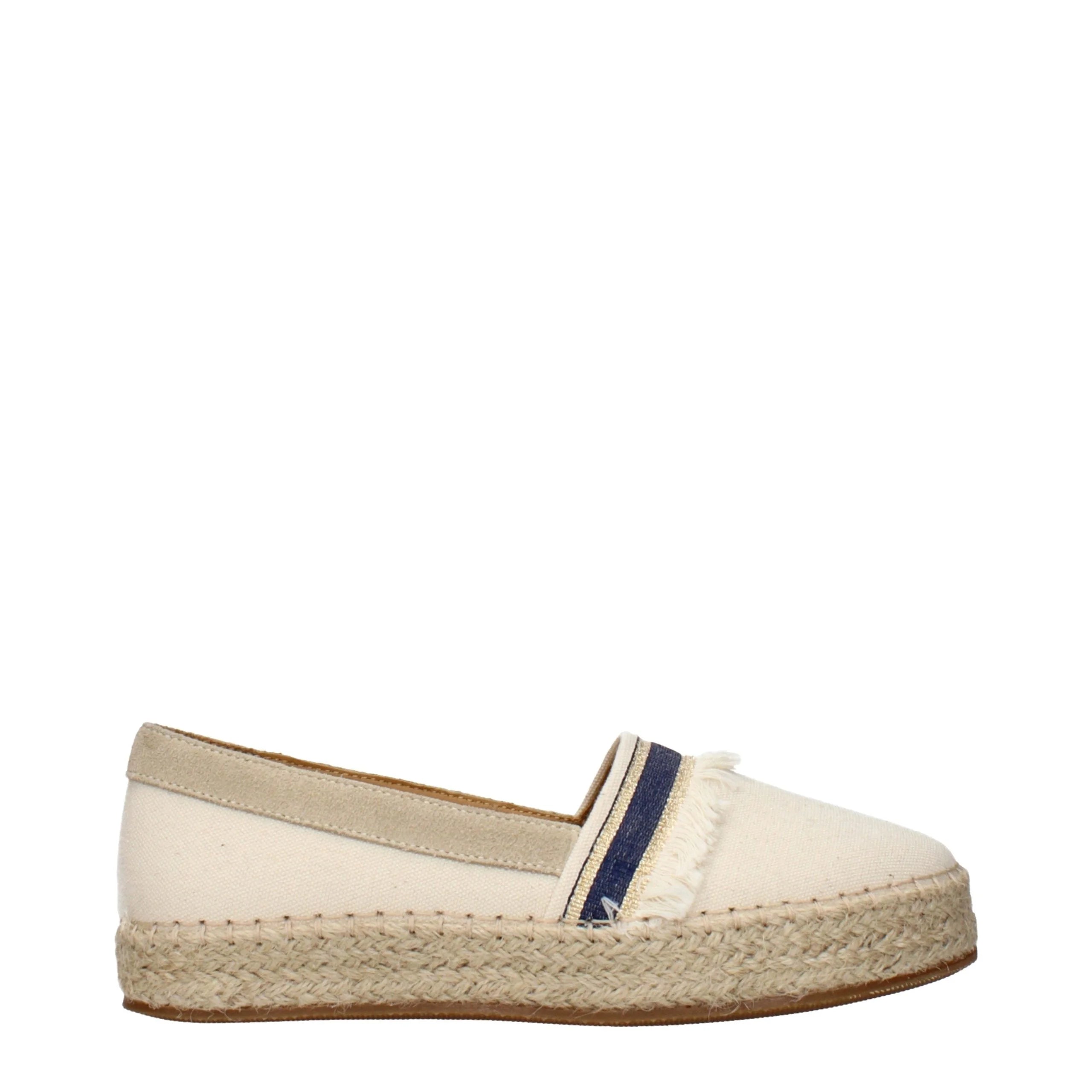 Eleventy Beige Fabric Espadrilles - EU35/US5