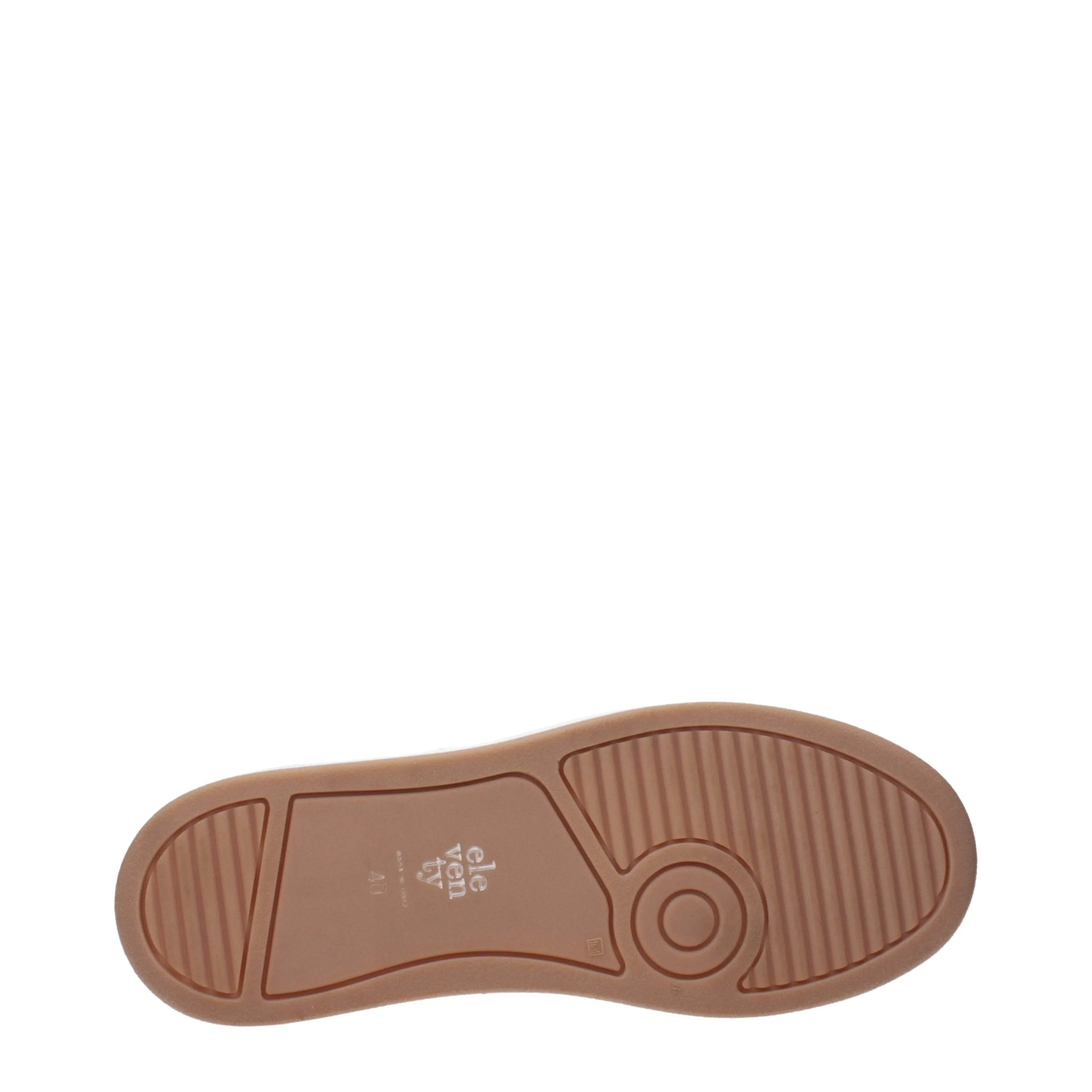 Eleventy Beige Leather Sneakers - EU40/US7