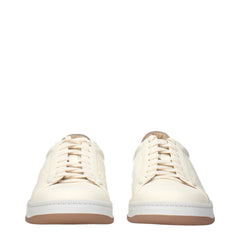 Eleventy Beige Leather Sneakers - EU40/US7