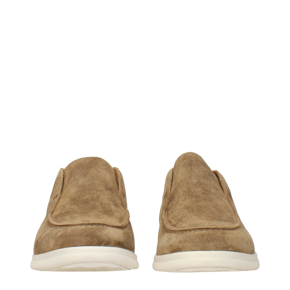 Eleventy Brown Leather Ankle Boots