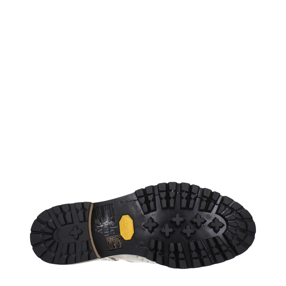 Eleventy Gray Leather Oxfords And Derbies - EU42/US9