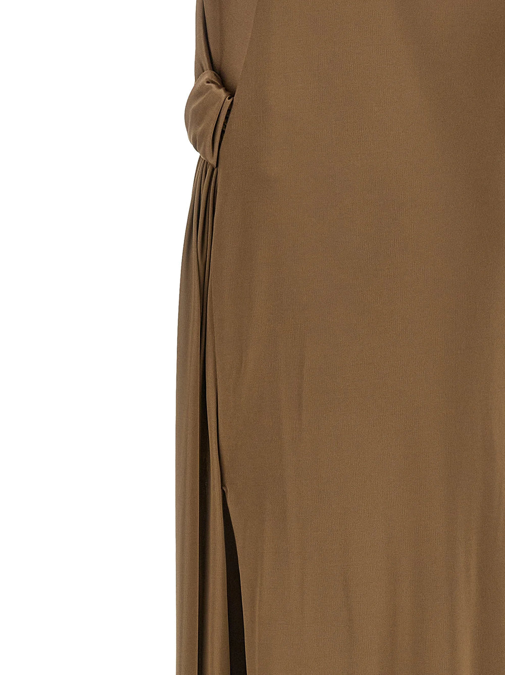 Elisabetta Franchi Beige Viscose Long Dress