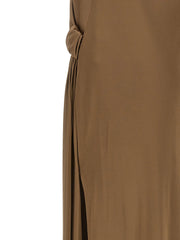 Elisabetta Franchi Beige Viscose Long Dress