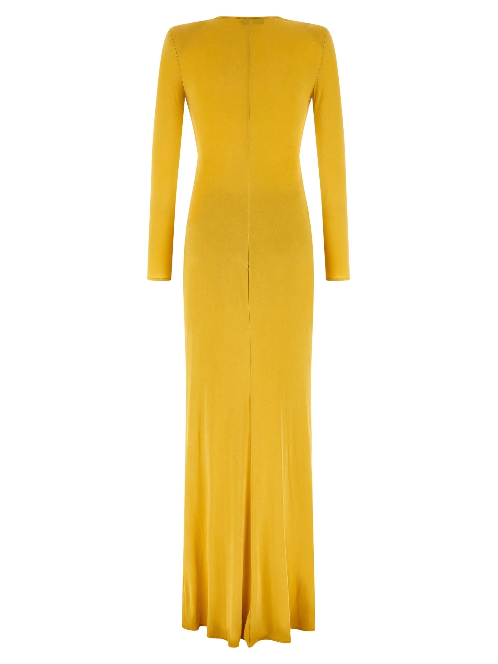 Elisabetta Franchi Bicolor Copper Long Dress - IT40