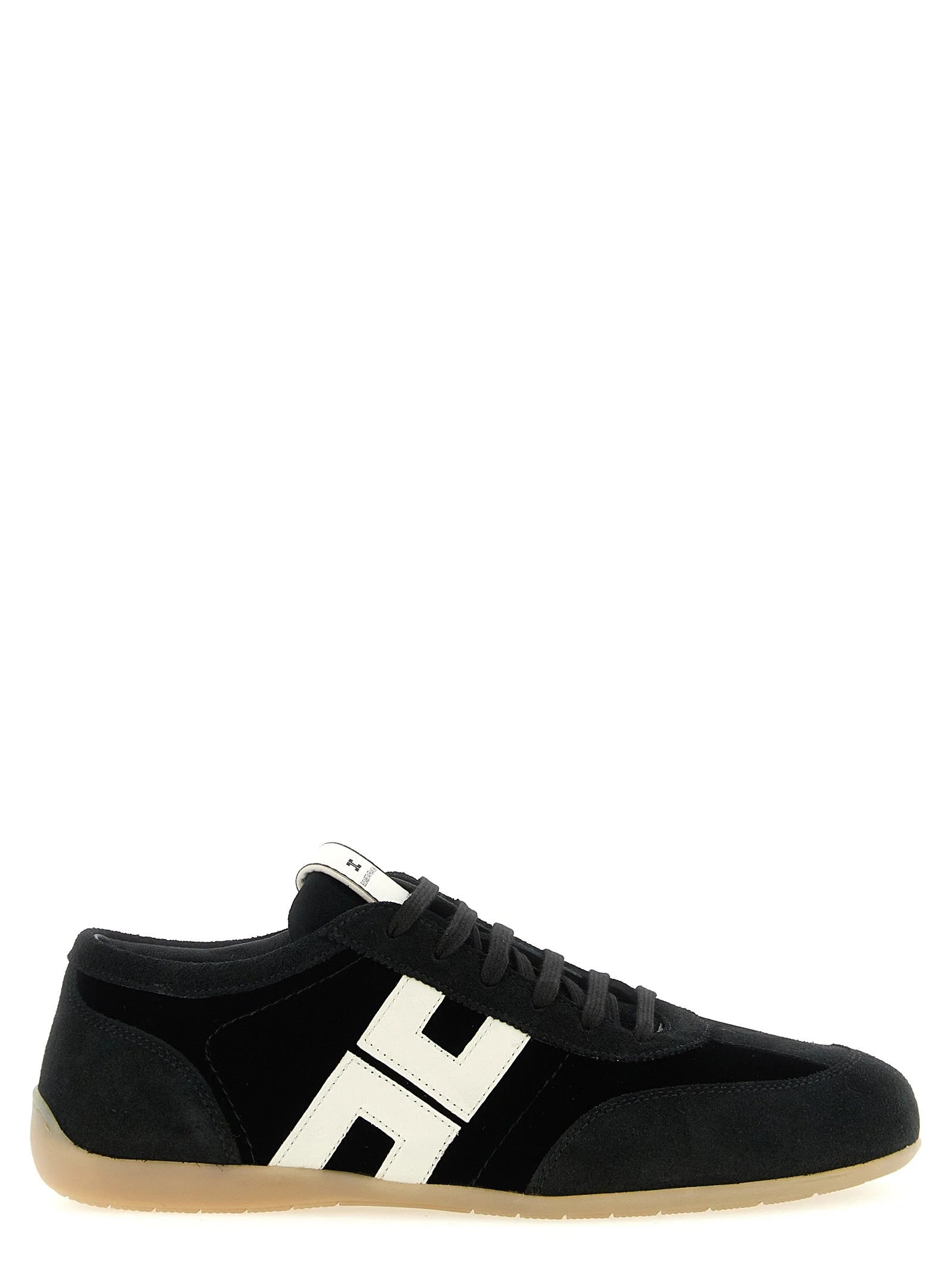 Elisabetta Franchi Bicolor Leather Low Top Sneakers - EU40/US10